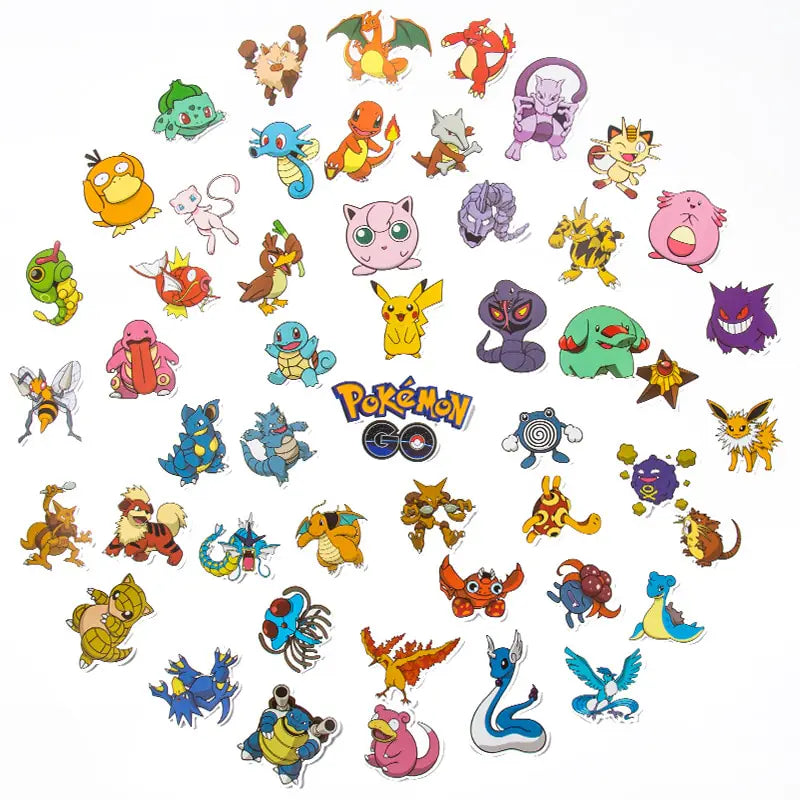 Pokemon Pikachu Stickers - 50/100pcs