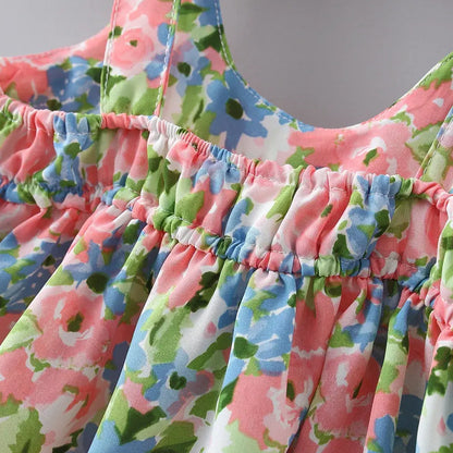 2 Pcs Set - Summer Girly Dress